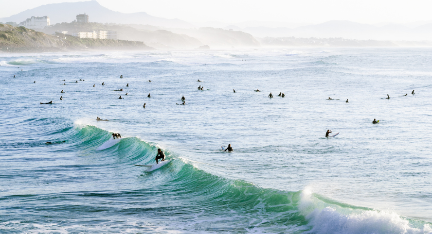 biarritz, côte des basques